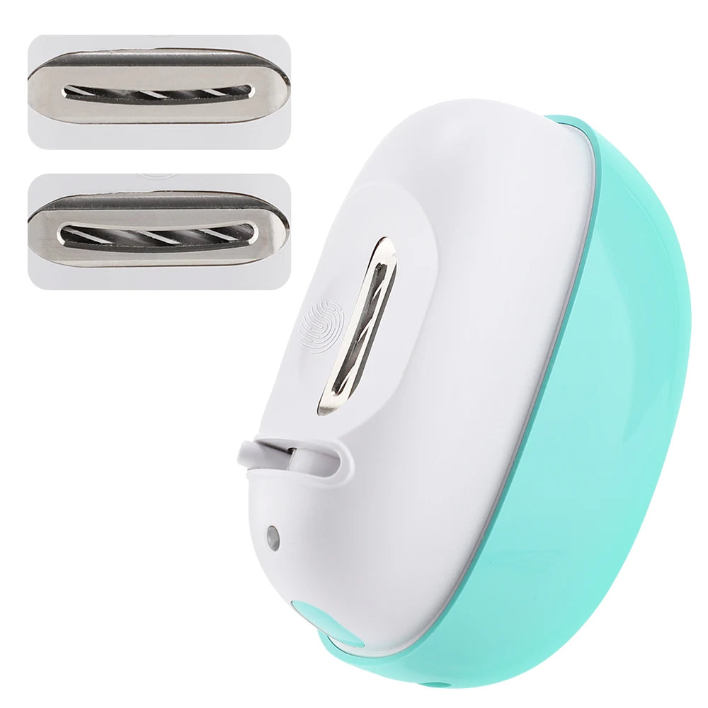 Electric Automatic Nail Clippers with Light Trimmer Nail Cutter Manicure for Baby Care Scissor Pet Nail Clipper Tools