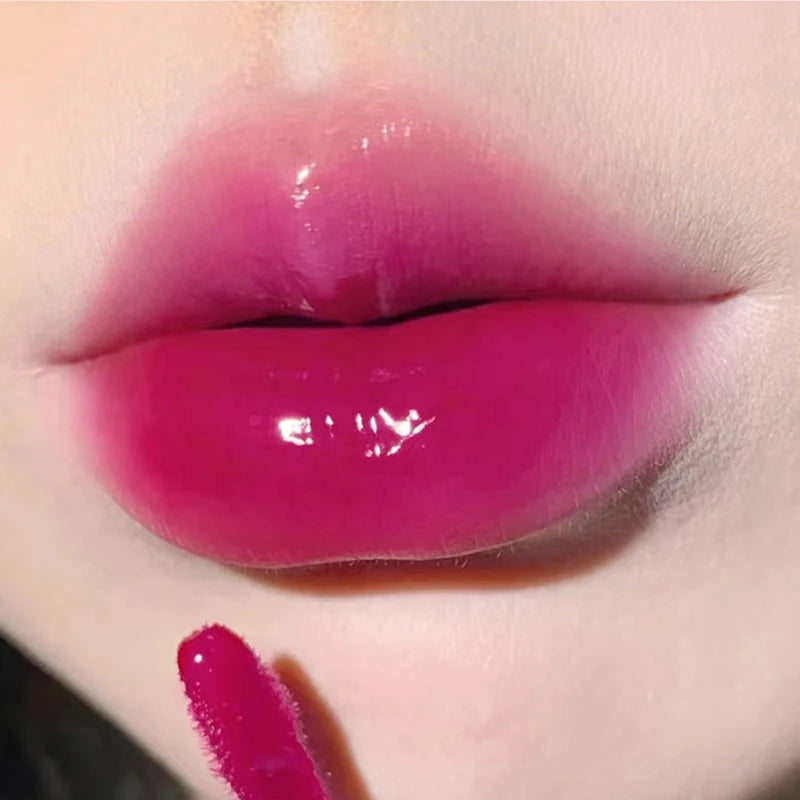 Light Glass-Like Lip Lacquer - Mirror Shine, Hydrating Formula; Smudge-Proof, Long-Wear, and Skin-Brightening